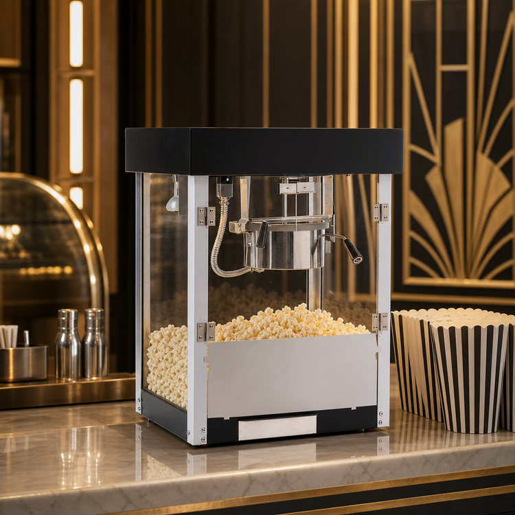 Product image #3 for Benchmark Metropolitan 4-Ounce Countertop Popcorn Popper Machine