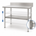 Thumbnail image #3 for Eagle Group Adjustable Stainless Steel Work Table Undershelf for 36