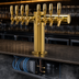 Thumbnail image #3 for Metropolis T 8-Faucet Countertop Glycol-Cooled Draft Beer Tower, 24-Inch, PVD Brass