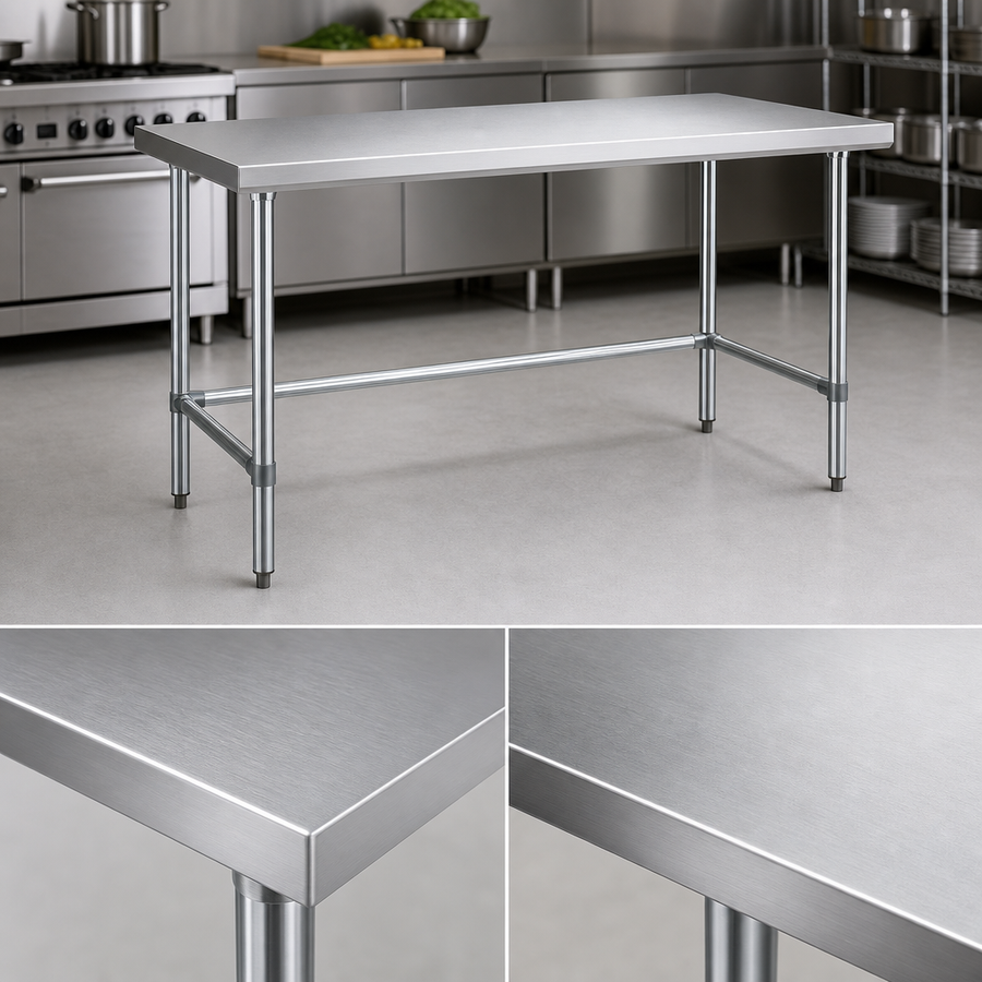 18-Gauge 430 Stainless Steel Top