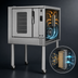 Thumbnail image #3 for Southbend Platinum Series Half-Size Single Deck Electric Convection Oven, 7.5 kW, Standard Controls, Ventless