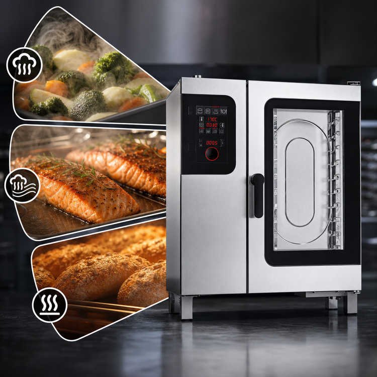 Product image #3 for Convotherm C4 ED 10.10GB-N Maxx Pro Full-Size Gas Combi Oven with Boiler, easyDial Controls