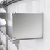 Thumbnail image #3 for Eagle Group Right-Hand Single Knob Foot Bracket for Cantilevered Shelving Systems, 18-Inch Stainless Steel