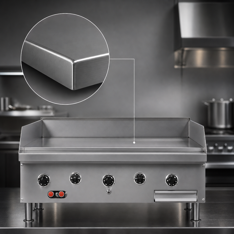 Product image #3 for Southbend HDG-36V 36-Inch High Volume Countertop Gas Griddle with 1-Inch Polished Steel Plate and Integrated Stand