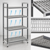 Thumbnail image #3 for Cambro Camshelving Elements XTRA 4-Tier Vented Stationary Starter Unit, 21 x 36 x 84 Inches, Speckled Gray
