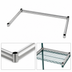 Thumbnail image #3 for Eagle Group 3-Sided Stainless Steel Channel Frame for Shelving, 48 x 36 Inches