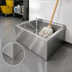Thumbnail image #3 for John Boos Floor Mounted Single Compartment Stainless Steel Mop Sink, 20 x 16 x 12 Inch Compartment