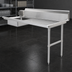 Thumbnail image #3 for Steel Works Stainless 84-Inch x 30-Inch Right-to-Left 304 Stainless Steel Soiled Dish Table with Pre-Rinse Bowl and 9-Inch Splash