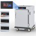 Thumbnail image #3 for Metro C5 9 Series 1/2 Height Controlled Humidity Heated Holding and Proofing Cabinet, Mobile, 17 Pan, Stainless Steel, 120V