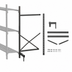 Thumbnail image #3 for Metro SmartLever 76-3/8-Inch High Add-On Cantilevered Shelving Kit for 42W x 21D Shelves