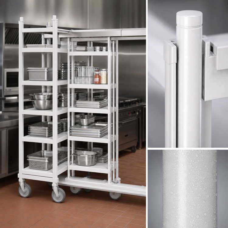 Product image #3 for Super Erecta Top-Track 24-Inch Wide Epoxy-Coated Mobile Unit Kit