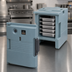 Thumbnail image #4 for Cambro Ultra Pan Carrier Heated Replacement Retrofit Door for UPCH400 Series, 110V, Slate Blue