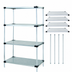 Thumbnail image #3 for Quantum Solid Shelving Starter Kit with 4 Solid Shelves, 48