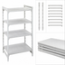 Thumbnail image #4 for Camshelving Premium 4-Tier Solid Stationary Starter Polymer Shelving Unit, 24 x 54 x 64 Inches