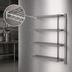 Thumbnail image #3 for Eagle Group Add-On 4-Tier Wire Shelving Unit, 48 x 18 x 74 Inches, Stainless Steel Finish