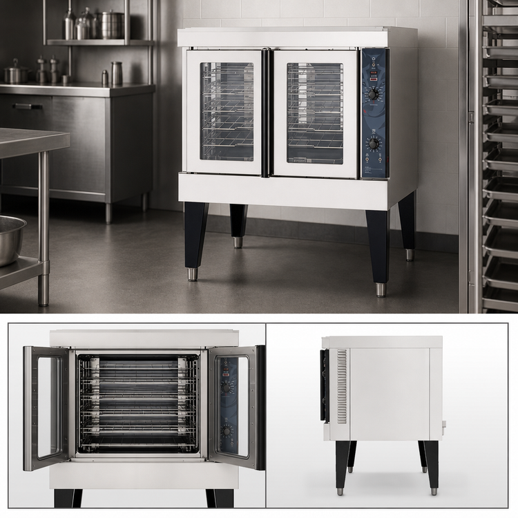 Product image #3 for Wolf WC4GD-QS-COMMANDER Full-Size Single Deck Standard-Depth Gas Convection Oven