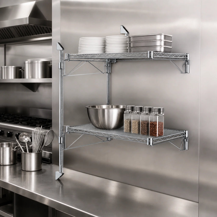 Cantilever Double-Shelf Design
