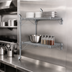 Thumbnail image #3 for Quantum Wall-Mount Cantilever Double-Shelf Wire Shelving Unit, 30 x 18 Inches