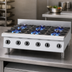 Thumbnail image #3 for Garland Starfire 36-Inch Countertop Gas Hot Plate with 6 Open Burners