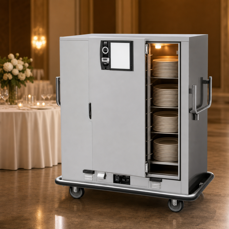 Product image #3 for Metro Insulated Heated Banquet Cabinet, Single Door, 90-Plate Capacity, Quad-Heat Dual Fuel, 120V