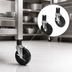 Thumbnail image #3 for Advance Tabco TA-25A 5-Inch Swivel Stem Casters with Rubber Wheels, Set of 6 (2 With Brakes)