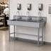 Thumbnail image #3 for Advance Tabco Multiwash 60-Inch Freestanding Multi-Station ADA Hand Wash Sink with 3 Faucets
