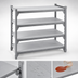 Thumbnail image #4 for Cambro Camshelving Premium 18-Inch x 60-Inch 4-Shelf Solid Polymer Shelf Kit, Speckled Gray