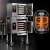 Thumbnail image #3 for AccuTemp Evolution Double-Stack Boilerless Convection Steamer, 2 Compartments, 6 Full-Size Pan Capacity, Dual Voltage 208/240V, 3-Phase