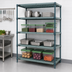 Thumbnail image #3 for Quantum 4-Tier Stationary Wire Plastic Mat Shelving Unit, 72