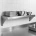 Thumbnail image #3 for Special Value Series 84-Inch x 15-Inch Wall-Mounted Stainless Steel Shelf
