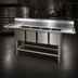 Thumbnail image #3 for Spec-Master FN2880-4-30-14/3 Four-Compartment Stainless Steel Commercial Sink with Dual 30-Inch Drainboards