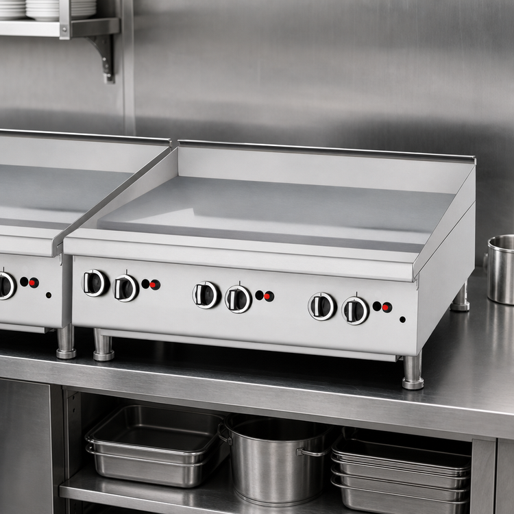 Product image #3 for Garland U.S. Range 60-Inch Heavy-Duty Gas Countertop Griddle, Manual Hi-Lo, Smooth Steel Plate