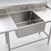 Thumbnail image #3 for Eagle S14 Series 1-Compartment Stainless Steel Sink with 20