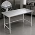 Thumbnail image #3 for John Boos Stallion 84-Inch x 30-Inch 16-Gauge Type 300 Stainless Steel Flat Top Work Table with Safety Edge
