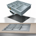 Thumbnail image #3 for Hatco HWBI43-4D Drop-In Modular/Ganged Heated Well, 4-Pan 4/3-Size Capacity, with Drain