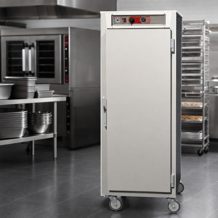 Product image #3 for Metro C5 6 Series Mobile Full-Height Heated Holding Cabinet, Solid Doors, Lip-Load Slides, 35-Pan Capacity, 120V