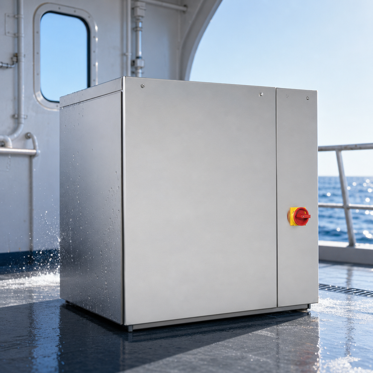 Product image #3 for Manitowoc Indigo NXT Marine Self-Contained Water-Cooled Dice Cube Ice Maker, 30" Wide, 780 lb/Day