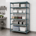 Thumbnail image #3 for Quantum 5-Tier Stationary Wire Plastic Mat Shelving Unit, 36 x 14 x 74 Inches