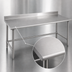Thumbnail image #3 for Eagle Group Budget Series 108-Inch x 24-Inch Stainless Steel Work Table with 4-1/2-Inch Backsplash and Tubular Base
