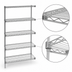 Thumbnail image #3 for EagleGard 5-Tier Add-On Wire Shelving Unit, 24 x 21 x 86 Inches, Hybrid Epoxy Finish
