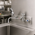 Thumbnail image #3 for T&S Brass B-1157-12 8-Inch Wall Mount Workboard Mixing Faucet with 12-Inch Swing Nozzle, Diverter, 72-Inch Hose, and Spray Valve