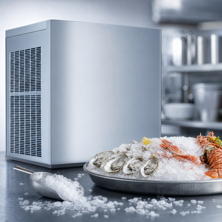 Product image #3 for Manitowoc RFK0620WZ Water-Cooled Flake Ice Machine, 740 lb/Day, 50 Hz International