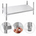 Thumbnail image #3 for Advance Tabco 114-Inch x 24-Inch Stainless Steel Adjustable Dishtable Undershelf