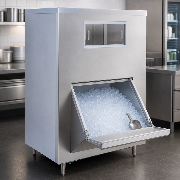 Product image #3 for Manitowoc LB1448 Upright Ice Storage Bin, 1,337 lb Capacity, Stainless Steel Exterior