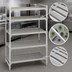 Thumbnail image #4 for Cambro Camshelving Premium 5-Tier Vented Stationary Starter Unit, 21 x 48 x 64 Inches, Speckled Gray