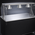 Thumbnail image #3 for Vollrath 2-Series Affordable Portable 60-Inch Mobile Stainless Steel Utility Station with Buffet Breath Guard and Storage Base