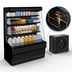 Thumbnail image #4 for Howard-McCray Ovation Series 51-Inch Wide x 72-Inch High Remote Dairy Open Merchandiser with LED Lighting, Black