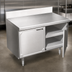 Thumbnail image #3 for La Rosa 48 Inch Stainless Steel Utility Stand Cabinet Base with Hinged Doors