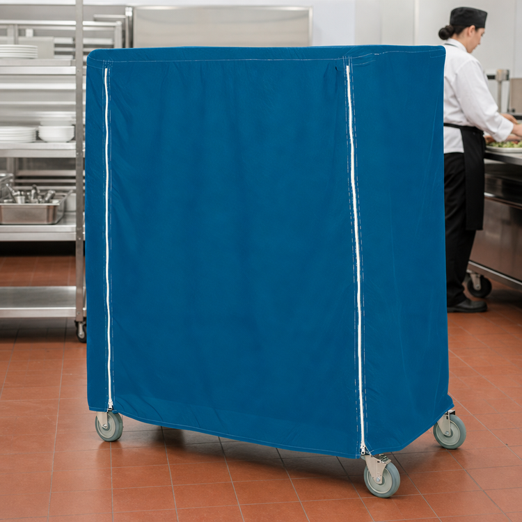 Product image #3 for Metro Waterproof Vinyl-Nylon Cart Cover for 48 x 21 x 62 Inch Queen Mary & Banquet Carts