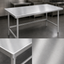 Thumbnail image #3 for Advance Tabco 108 x 36-Inch 14 Gauge 304 Stainless Steel Open Base Work Table